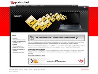 Packard Bell : Support